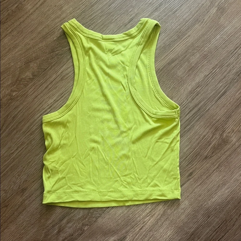 Neon green aritzia honor tank - Picture 2 of 2